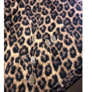 Long necklace/earrings combo.